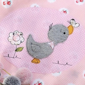 Embroidery file Duck Embroidery motif Doodle little duckling 13x18 - 5x7 inch
