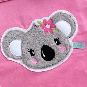 Embroidery file boho koala embroidery motif koala bear bear doodle application 16x26