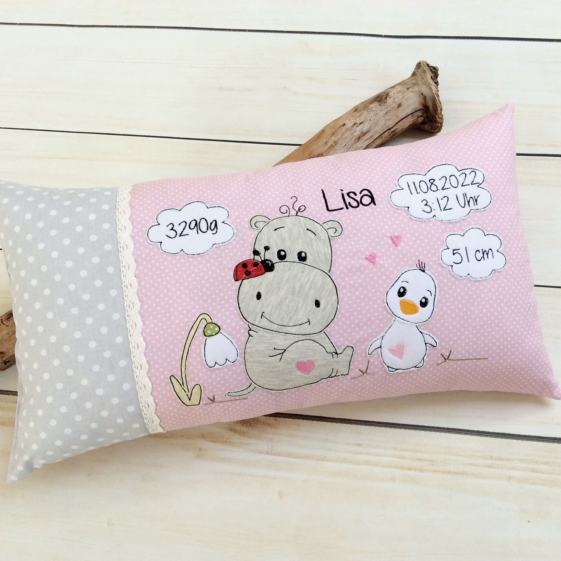 Almohadas bordadas para niñas hotsell