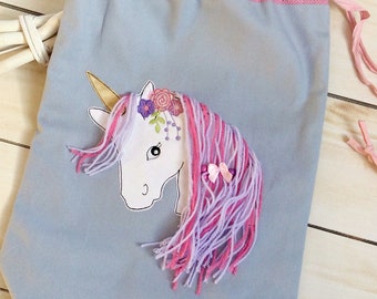 3D Stickdatei boho Einhorn mit Wollmähne Doodle Pferdekopf Pferd mit Mähne und Blumen  18x30 - 7x12 Zoll