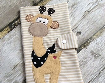 ITH Embroidery File Diaper Bag - Diaper Bag - Giraffe - Doodle 18x30