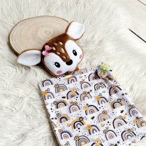 2x embroidery files ITH embroidery file "in the hoop" soft toy soft blanket deer comfort blanket cherry stone pillow pillow 13x18 - 5x7 inches