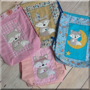 7x arquivos de bordado, conjunto, arquivo de bordado, doodle, raposa, boho, 13x18 - 5x7 polegadas