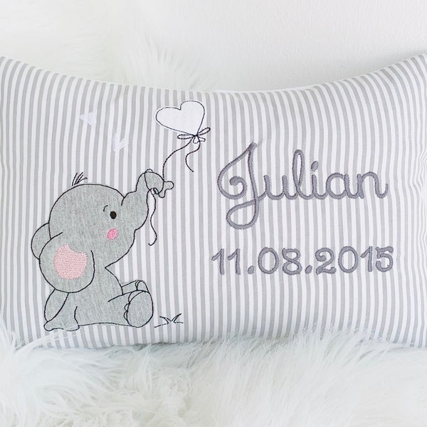 Embroidery file embroidery motif elephant with heart balloon heart balloon doodle 18x30 - 7x12 inches