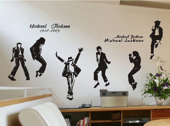 Michael Jackson Large Kitchen Bedroom Wall Mural Giant Art Sticker Decal Vinyl Home Decoration