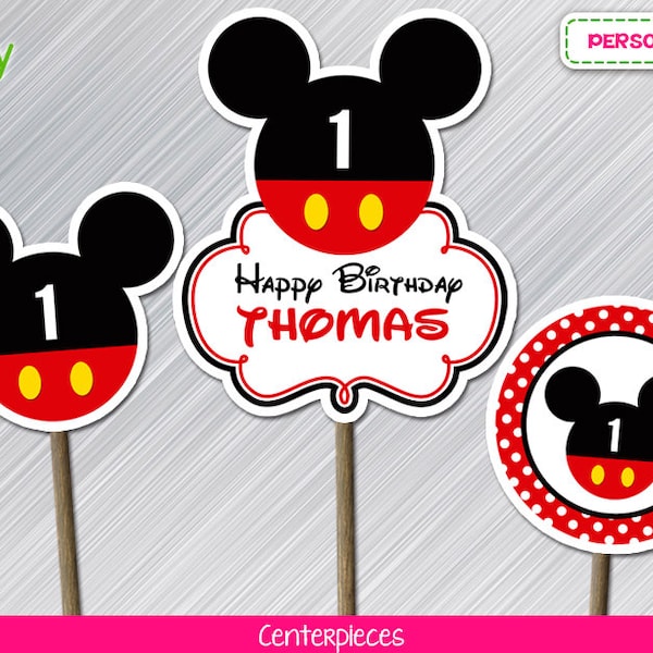 Mickey Centerpieces - Etsy