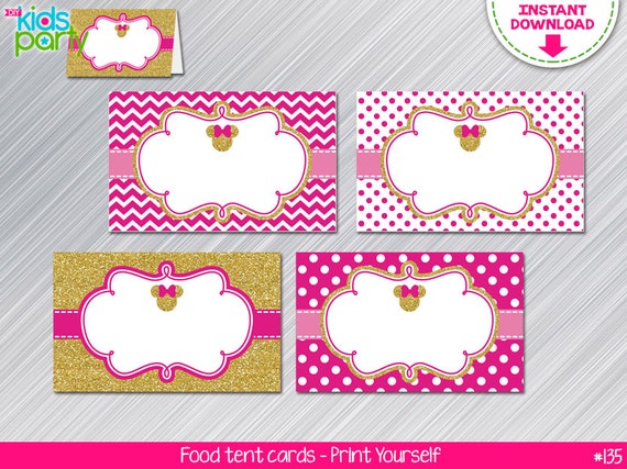 instant-download-hot-pink-and-gold-minnie-mouse-print-yourself-food