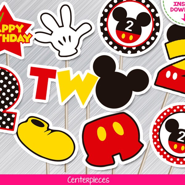 Mickey Centerpieces - Etsy