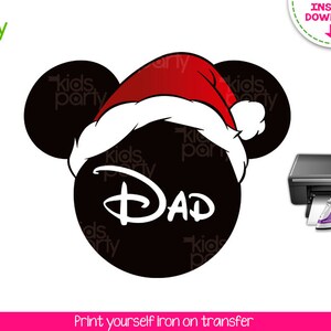 INSTANT DOWNLOAD Mickey Merry Christmas 