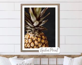 Pineapple Decor Tropical Fruit Art Print