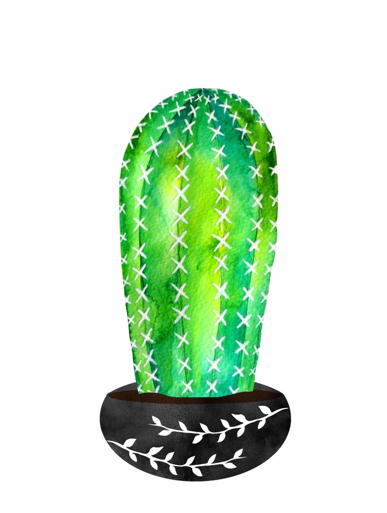 Cactus Gallery Wall Set of 4 Prints Southwestern Decor Etsy