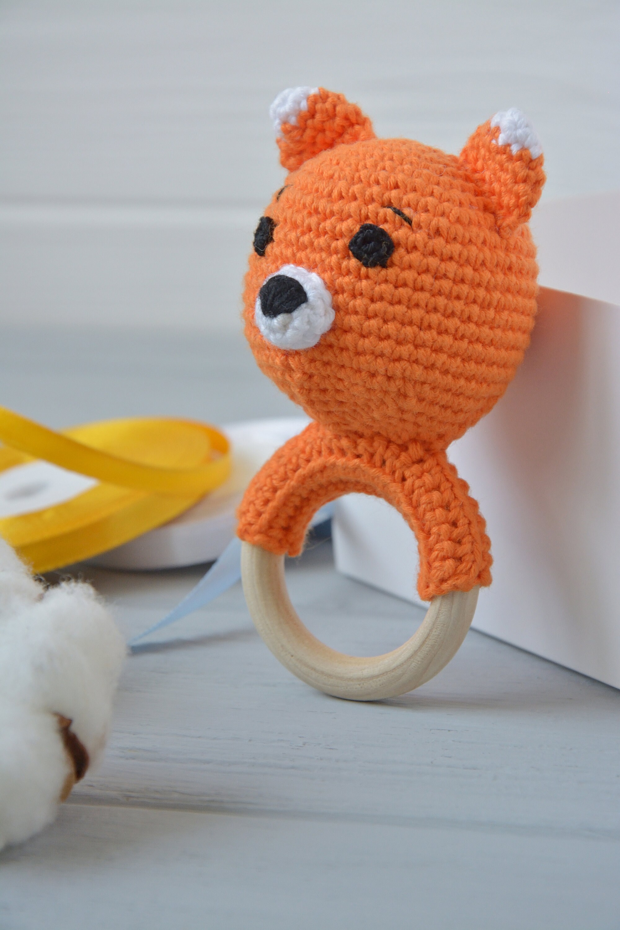 Crochet baby rattles pdf patterns Easy teething toys Crochet Etsy