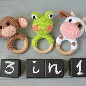 Amigurumi Baby Rattle Patterns Crochet Rattle Patterns - Etsy