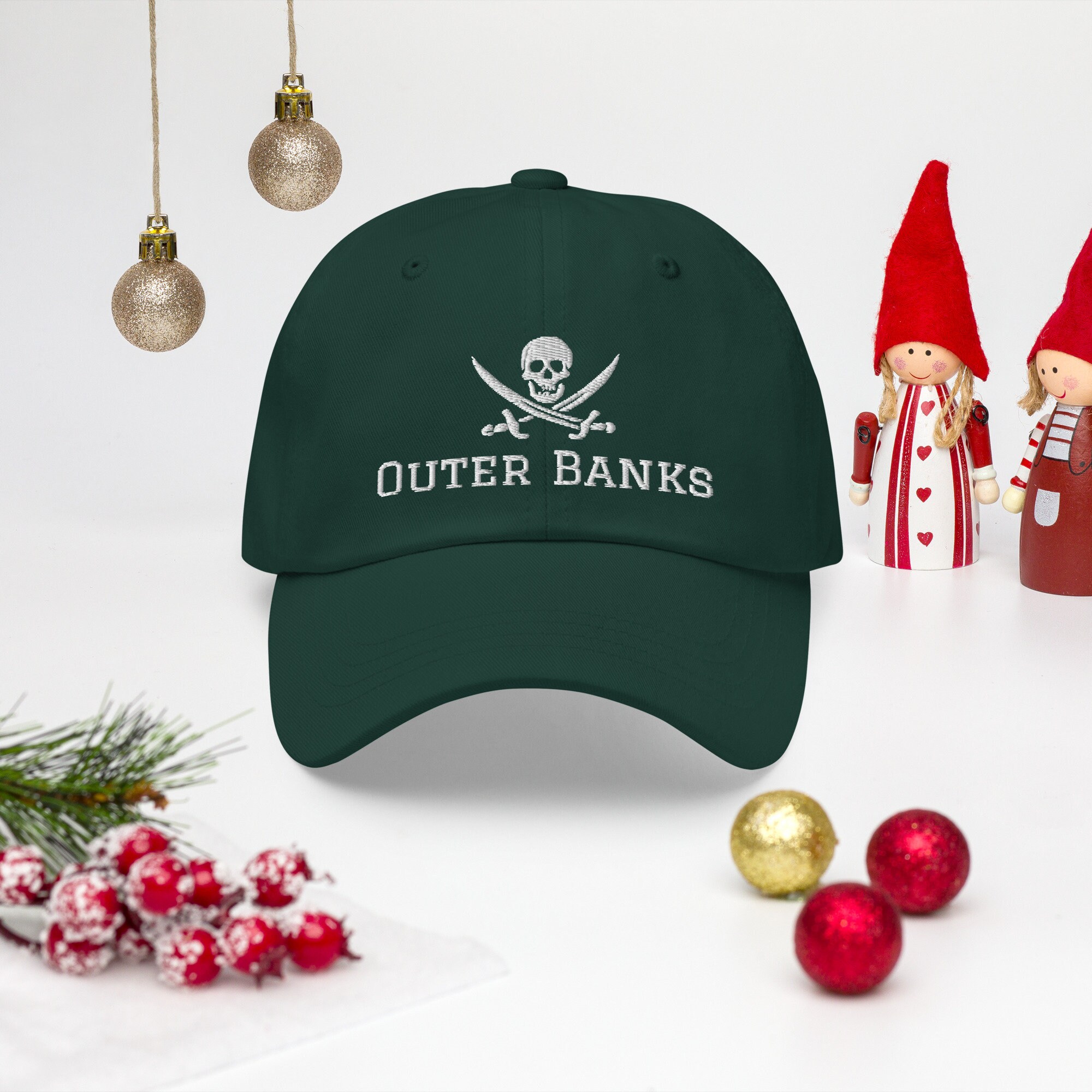 Outer Banks Dad Hat, NC Gifts, OBX Hat, Nags Head, Kitty Hawk, Manteo,  North Carolina Coast, Ocean Baseball Cap, Hatteras 