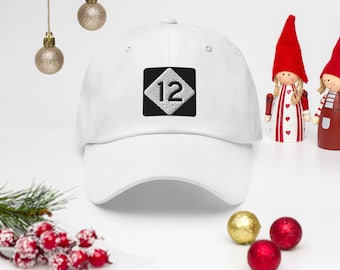 Outer Banks route 12 Dad Hat, NC gifts, OBX, Nags Head, Kitty Hawk, Manteo, North Carolina Coast, Ocean Baseball Cap, Hatteras