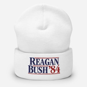 Reagan Bush 1984 Cuffed Beanie