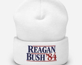 Reagan Bush 1984 Manschettenbeanie