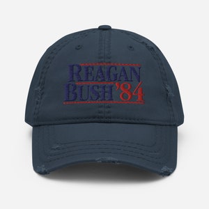 Reagan Bush &quot;84 Distressed Hat