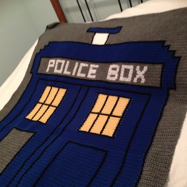 Tardis-deken: haakpatroon