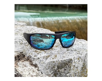 E3 Optics Serie E16 - Occhiali da sole polarizzati galleggianti per pesca, moto d'acqua e sport acquatici