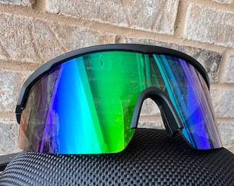 E3 Optics Unisex Shatterproof Sport Sunglasses | Lightweight | UV Protection | Driving Fishing Cycling Running | Oversized Baseball Glasses
