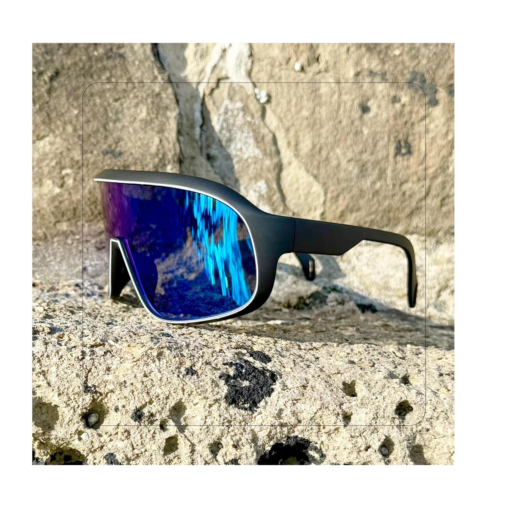 Minimalist black  sunglasses  E3 E3 Vector – Polarized Performance Sunglasses main image 3
