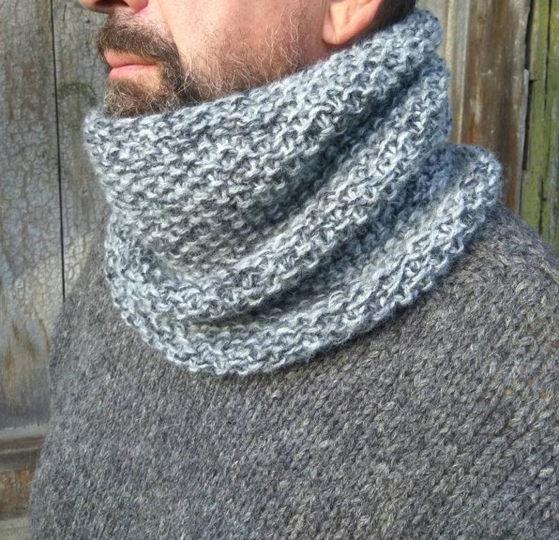 KNITTING PATTERN for cowl Snood Pattern Etsy