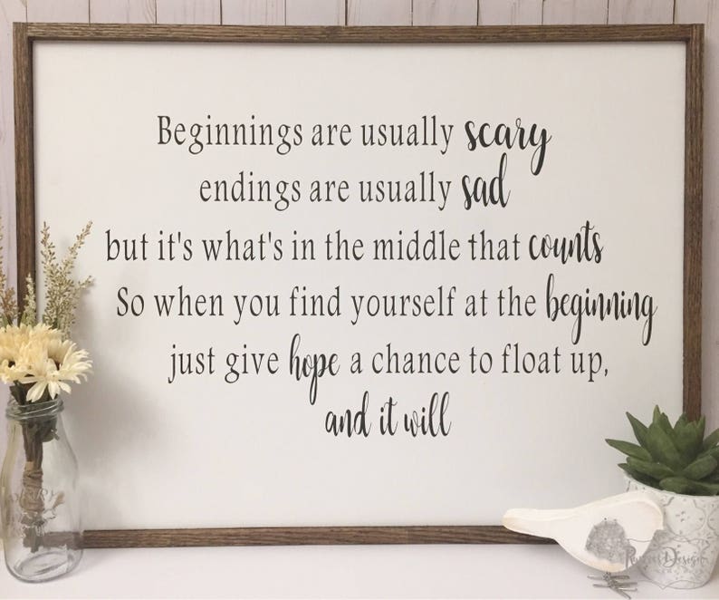 Hope Floats Movie Quote Sign Etsy
