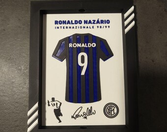 CUTGEEK Iconic Jerseys #03: Ronaldo R9 Inter 98/99 - Etsy