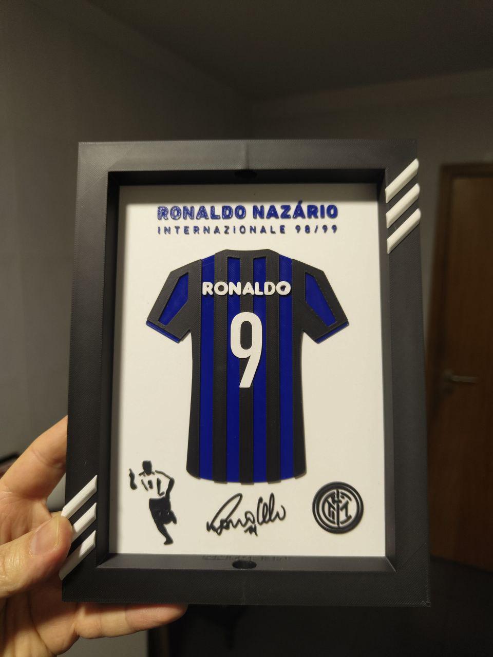 CUTGEEK Iconic Jerseys #03: Ronaldo R9 Inter 98/99 - Etsy