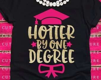 eden tee Hotter by One Degree Graduation 2018 Hoodie