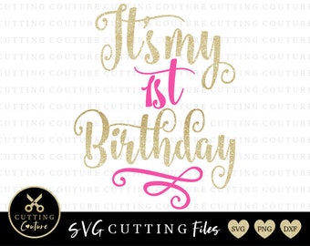 Download 1st Birthday Svg Etsy