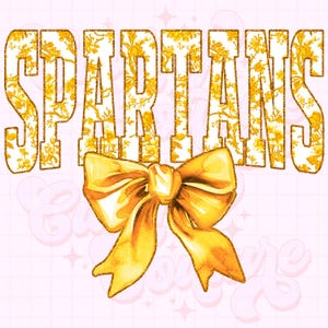 Spartans Png, Gold Toile Png, Spartans Sublimation, Spieltag Png, Spartans Hemd, DTF, DTG, Spartans Maskottchen, Gold Spartans Png # 29