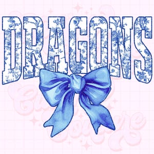 Dragons Png, Blue Toile Png, Dragons Sublimation, Game Day Png, Dragons Shirt Png, DTF, DTG, Dragons Mascot Png, Blue Dragons Png #10
