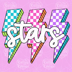 Estrellas (Png), Cuadros (Png), Estrellas retro (sublimación), Día del juego (Png), Camiseta de estrellas (Png), Mascota de estrellas (Png), Estrellas de neón (Png), DTF, DTG #368