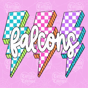 Valken png, geruite png, retro valken sublimatie, wedstrijddag png, valkenshirt, valkenmascotte png, neonvalken png, DTF, DTG #342