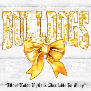 Bulldogs Png, Gold Toile Png, Bulldogs Sublimation, Game Day Png, Bulldogs Shirt Png, DTF, DTG, Bulldogs Mascot Png, Gold Bulldogs Png #1