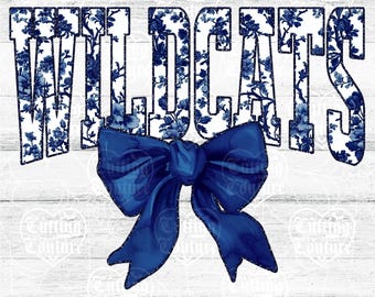 Wildcats Png, Navy Toile Png, Wildcats Sublimation, Game Day Png, Wildcats Shirt Png, DTF, DTG, Wildcats Mascot Png, Navy Wildcats Png #11