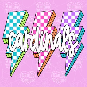 Cardinals png, geruite png, retro kardinalen sublimatie, wedstrijddag png, kardinalenshirt, kardinalenmascotte png, neon kardinalen png #339