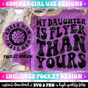 Minha filha é mais voadora que a sua png, Cheer Mom Svg, Cheer Mom Png, Sports Mom Png, Sports Mom Svg, Cheer Svg, Cheer Png, Cheerleader Png #37