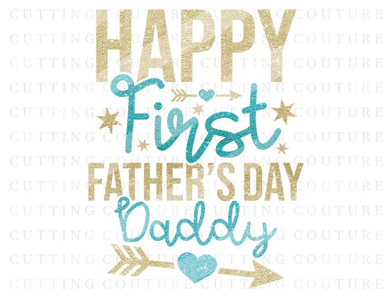 Download Father's Day Svg Happy First Father's Day Svg Fathers | Etsy