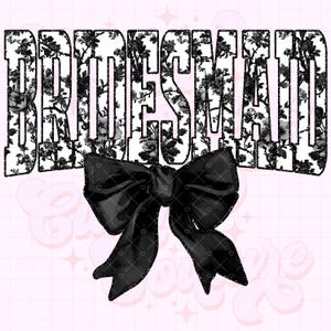 Bruidsmeisje png, zwarte toile png, bloemen png, chinoiserie png, DTG, DTF, bruidsmeisje sublimatie, vrijgezellenfeest png, chinoiserie bruidsmeisje #2