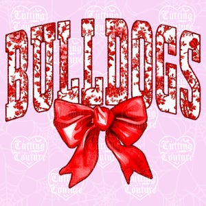 Bulldogs Png, Red Toile Png, Bulldogs Sublimation, Game Day Png, Bulldogs Shirt Png, DTF, DTG, Bulldogs Mascot Png, Red Bulldogs Png #1