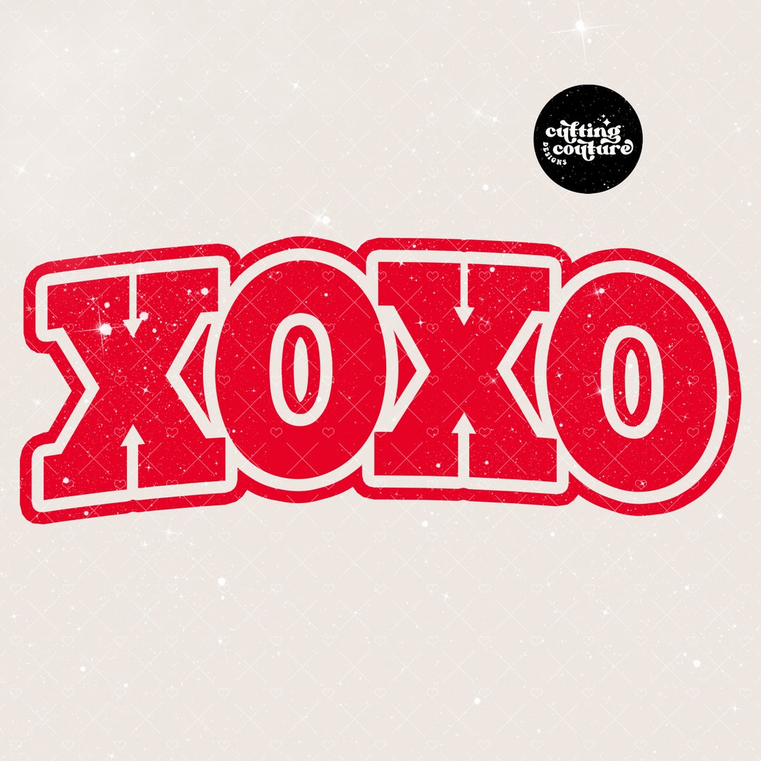 XOXO Png, Retro Valentine Png, Valentine's Day Sublimation Design ...