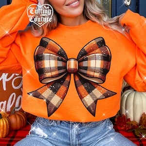 Fall Plaid Coquette Bow Png, Fall Coquette Png, Fall Shirt Design, Fall Sublimation, Pumpkin Patch Png, Thanksgiving Png, Fall Png #8