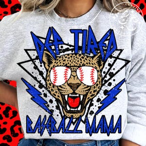 Baseball Mama Png, Design par sublimation Baseball Mama, Baseball Mama bleu Png, Baseball Mama Shirt Png, Baseball Game Day Png #175