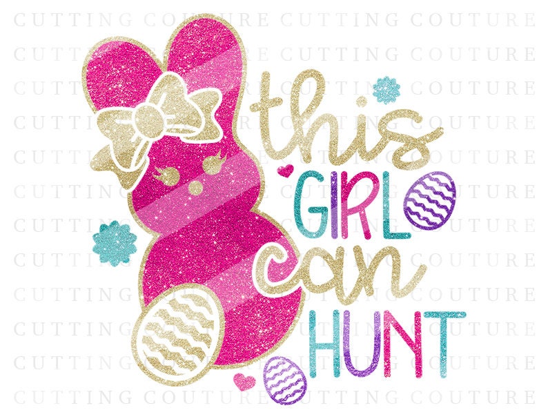 Download Easter Egg Hunt Svg This Girl Can Hunt Svg Family Easter | Etsy
