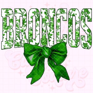 Broncos Png, Toile verte Png, Sublimation Broncos, Game Day Png, Chemise des Broncos Png, DTF, DTG, Mascotte de Broncos Png, Broncos verts Png #15