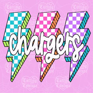 Chargers (Png), Cuadros (Png), Sublimación retro de los Chargers, Día del partido (Png), Camiseta de los Chargers, Mascota de los Chargers (Png), Neón de los Chargers (Png), DTF, DTG #366