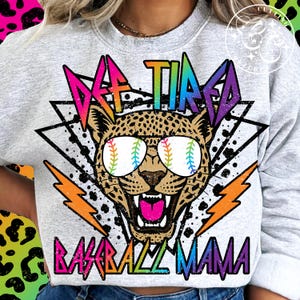 Baseball Mama Png, Design par sublimation Baseball Mama, Baseball Mama arc-en-ciel Png, Baseball Mama Shirt Png, Baseball Game Day Png #175